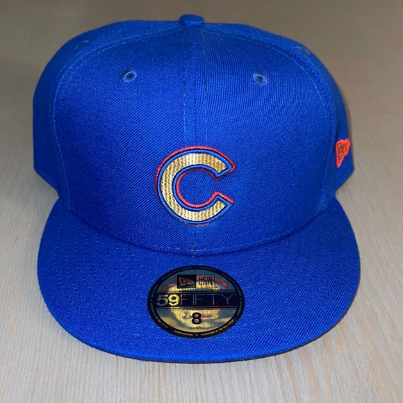 New Era Men's X Swarovski MLB 59Fifty Fitted Chicago Cubs 2016 Hats